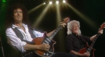 Queen : Quand Brian May joue de la guitare sur Back To The Light avec sa version plus jeune (VIDEO)