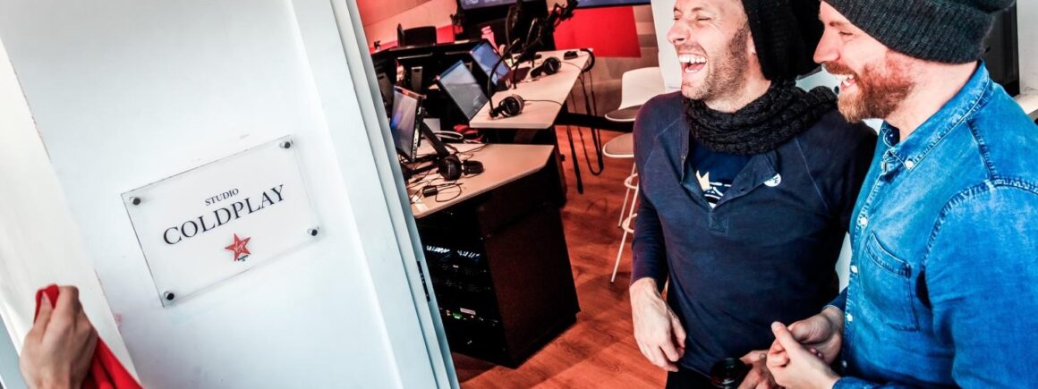 Quand Coldplay inaugurait le studio à son nom chez Europe 2