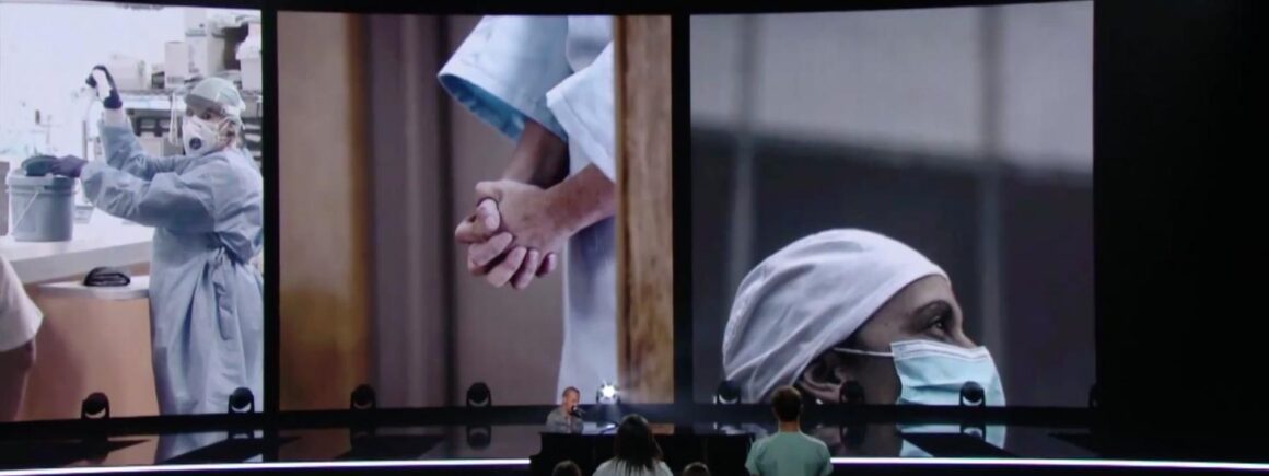 Calogero rend un bel hommage aux soignants avec une interprétation émouvante (VIDEO)