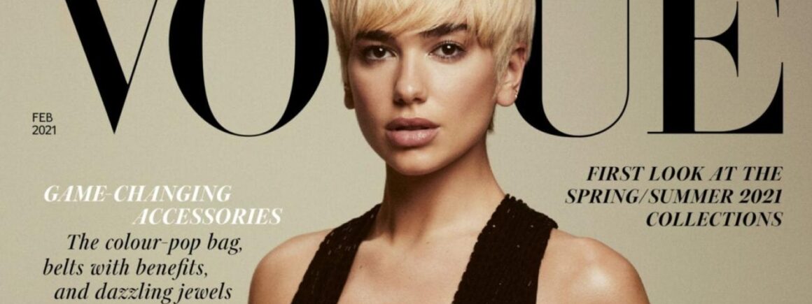 Dua Lipa totalement méconnaissable en couverture du magazine Vogue (PHOTOS)