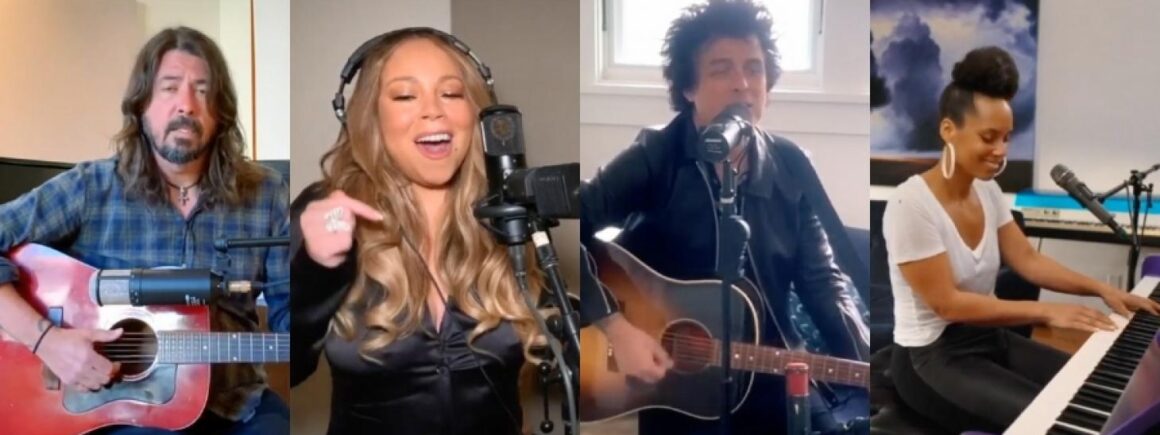 Alicia Keys, Dave Grohl, Billie Joe Armstrong, Lady Gaga… Ils participent tous à un concert caritatif depuis leur salon (VIDEO)