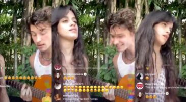 Live Réseaux Sociaux : Camila Cabello et Shawn Mendes livrent une belle prestation (VIDEO)