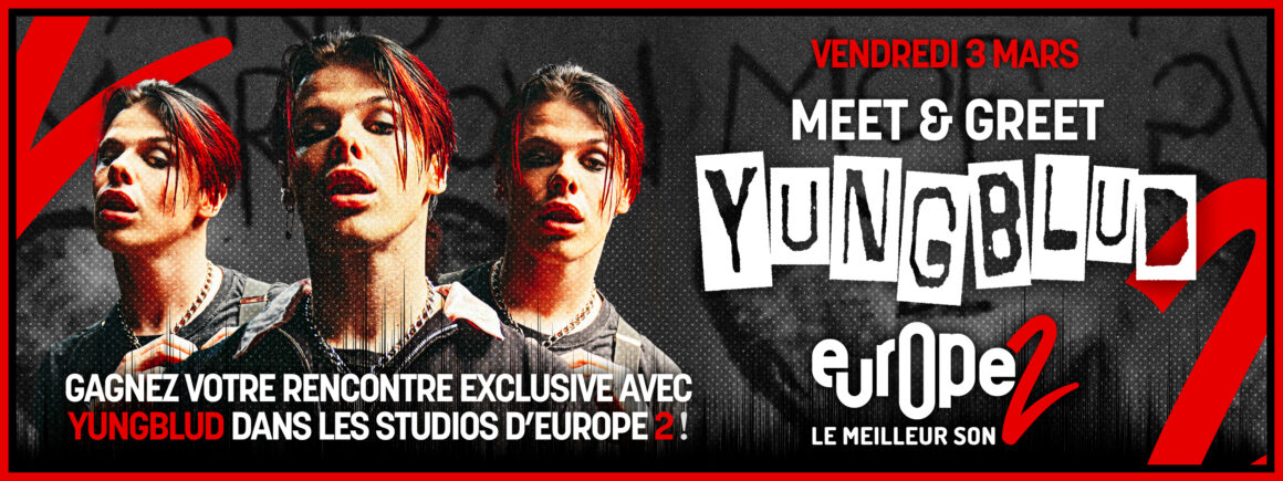 Remportez votre Meet & Greet avec Yungblud le 3 mars chez Europe 2 ainsi que votre album dédicacé !