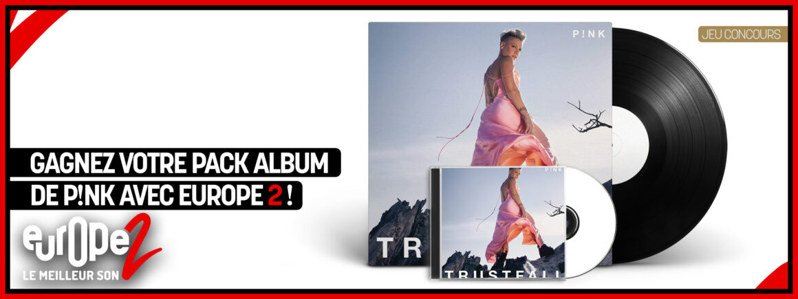 Pink dévoile TRUSTFALL, remportez votre pack Album CD + Vinyl !