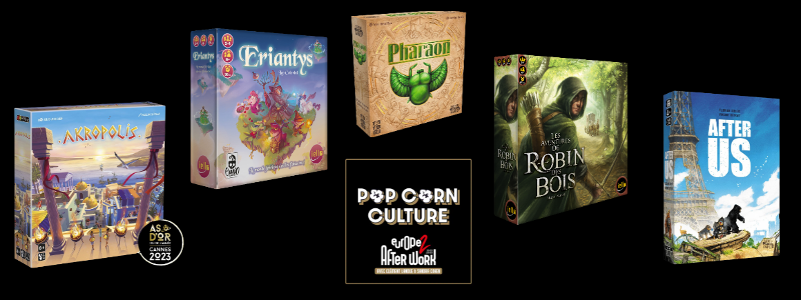 Pop Corn Culture : 5 jeux de société pour vos longs week-ends !