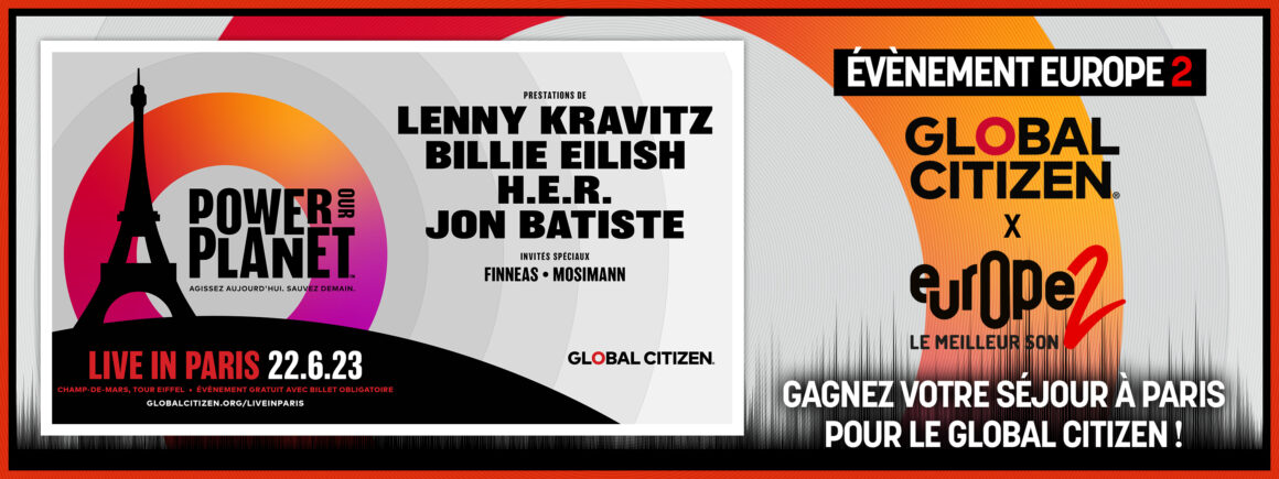 Power Our Planet avec Lenny Kravitz, Billie Eilish, H.E.R… gagnez vos places pour  le concert évènement avec Europe 2 !