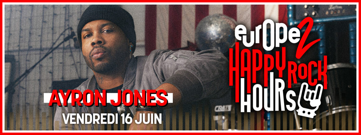 Ne manquez pas Ayron Jones dans Happy Rock Hours le 16 juin !