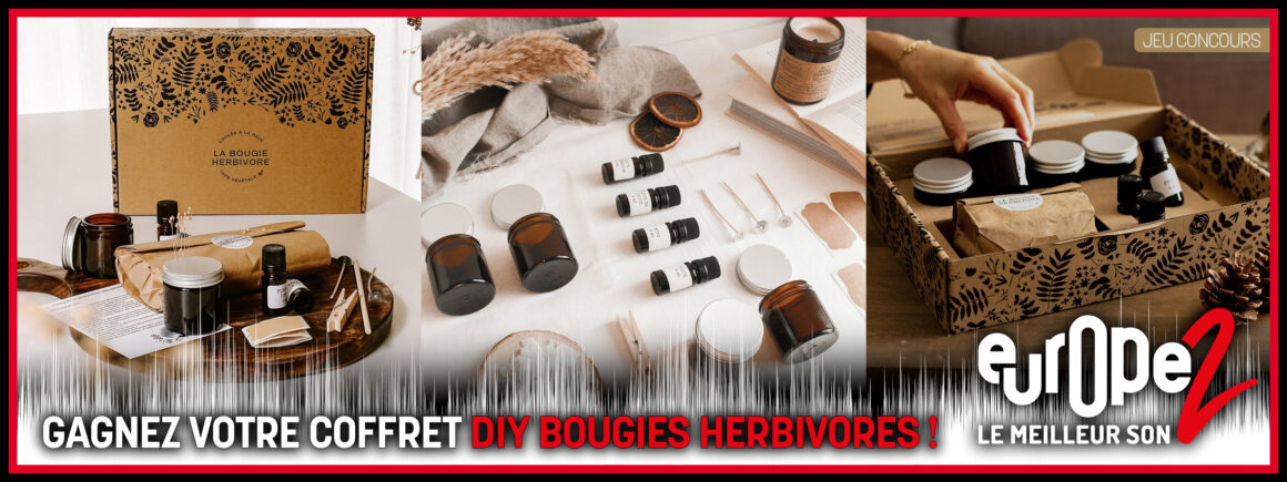 Gagnez votre Kit DIY La Bougie Herbivore avec Europe 2 !