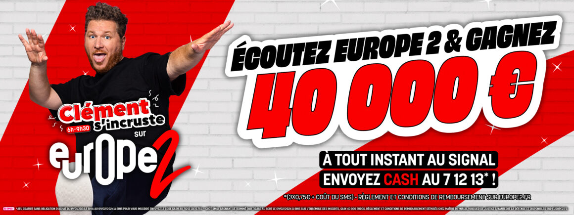Manon remporte 40 000 euros grâce à Europe 2 ! (VIDEO)