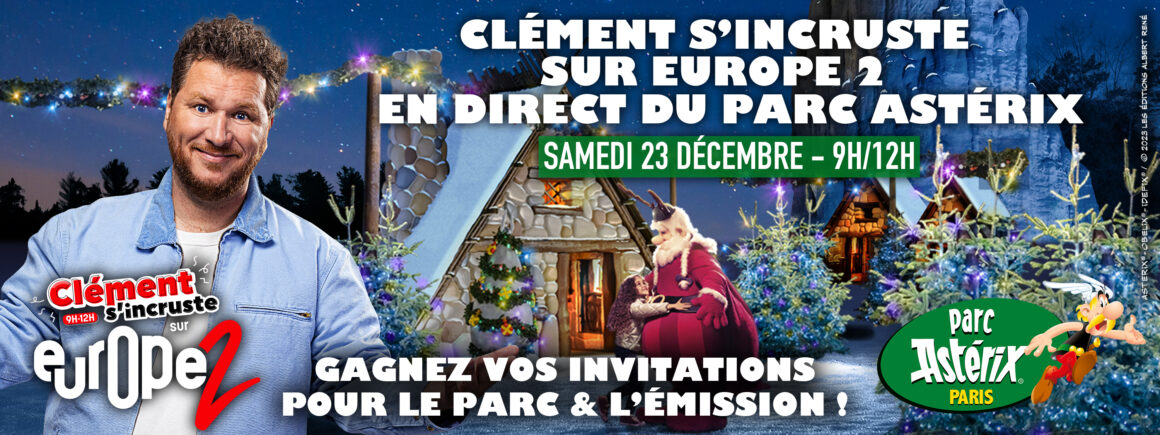 Clément s’incruste au Parc Astérix, revivrez l’émission !