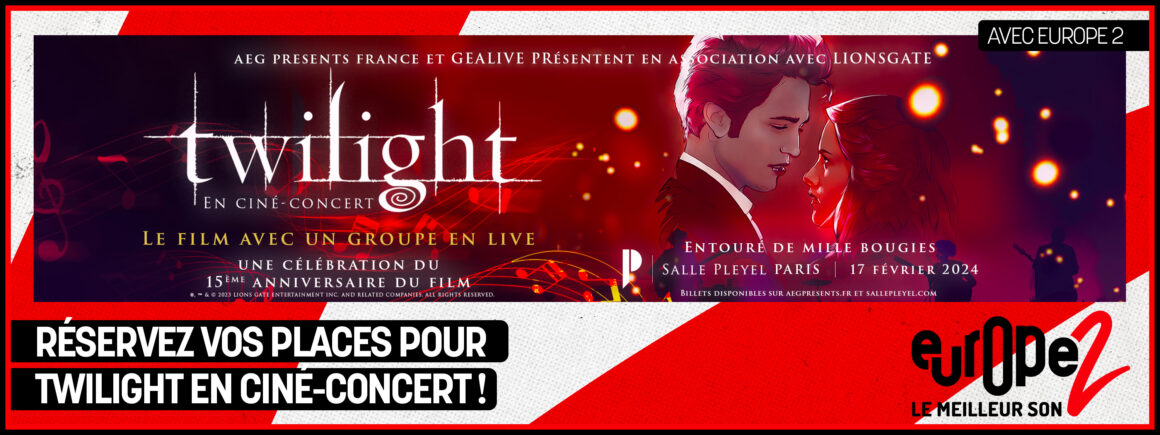 Twilight – chapitre 1 : Fascination en ciné-concert avec Europe 2 !