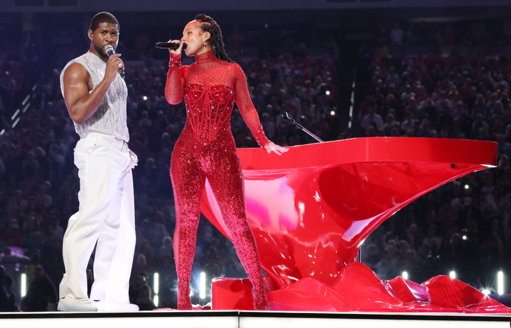 Alicia Keys et Usher - Super Bowl