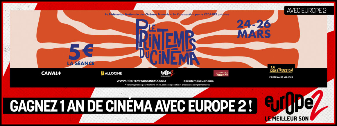 Gagnez un an de Cinéma avec Europe 2 !