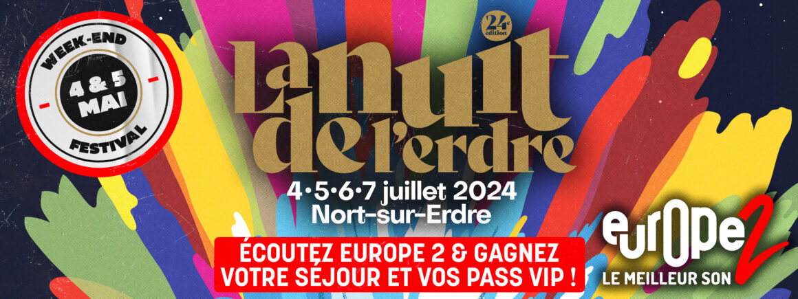 La Nuit de l’Erdre : Ecoutez Europe 2 et gagnez vos séjours et pass VIP !
