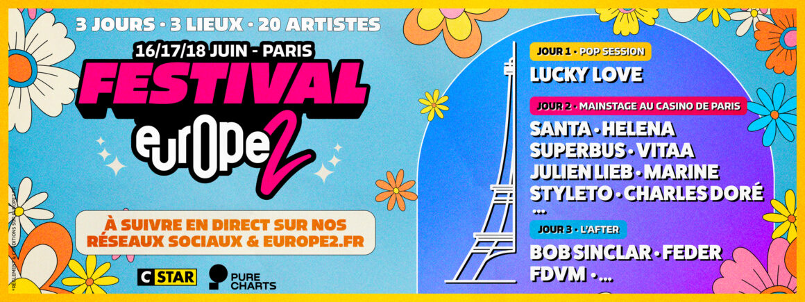 Helena, Santa, Julien Lieb, Bob Sinclar… Revivez Festival Europe 2 !