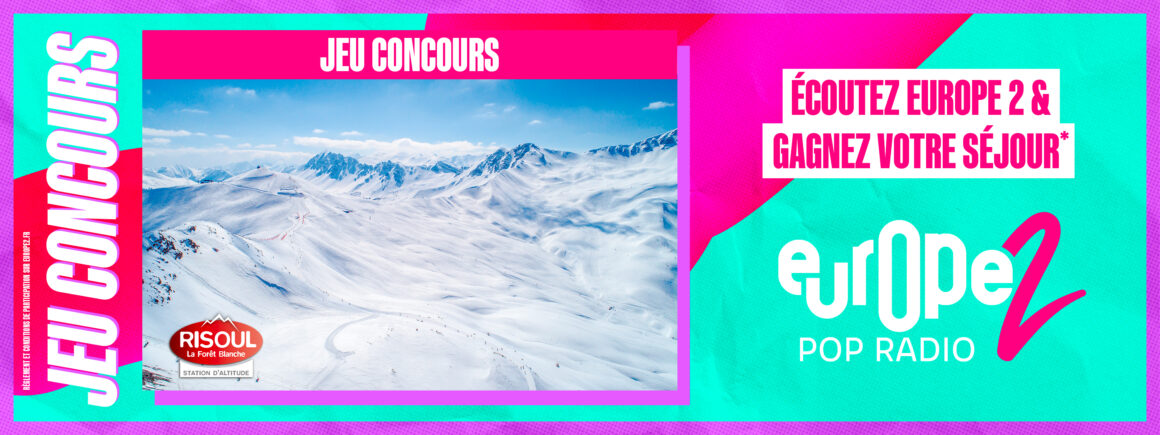 Écoutez Cauet sur Europe 2 et gagnez votre séjour avec Risoul 1850 !
