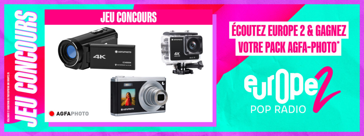 Écoutez Cauet sur Europe 2 et gagnez votre pack AGFA-Photo !
