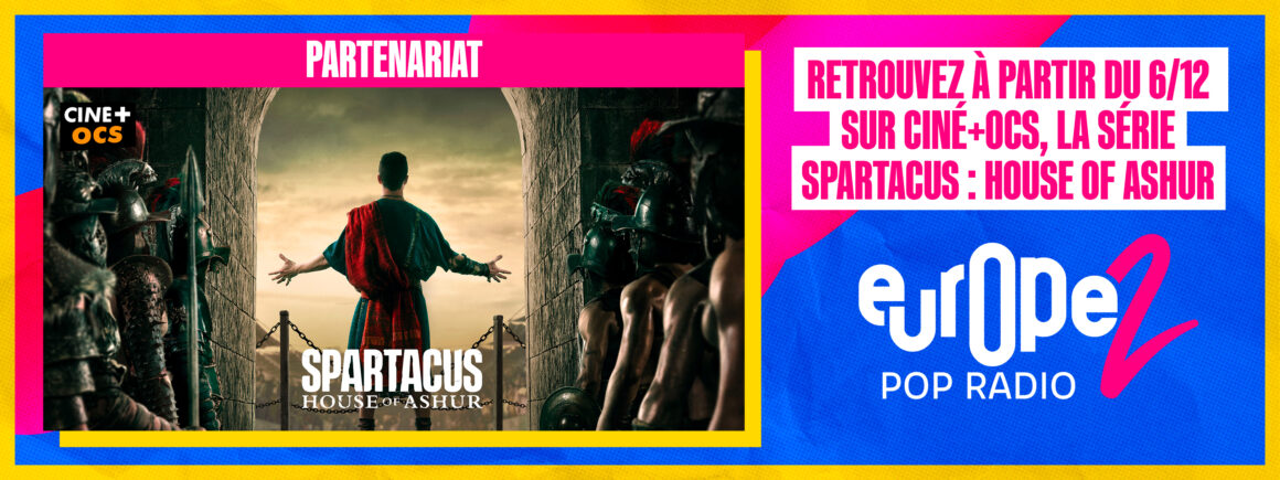 Ne manquez pas Spartacus : The House of Ashur sur CINE+OCS – avec Europe 2 !
