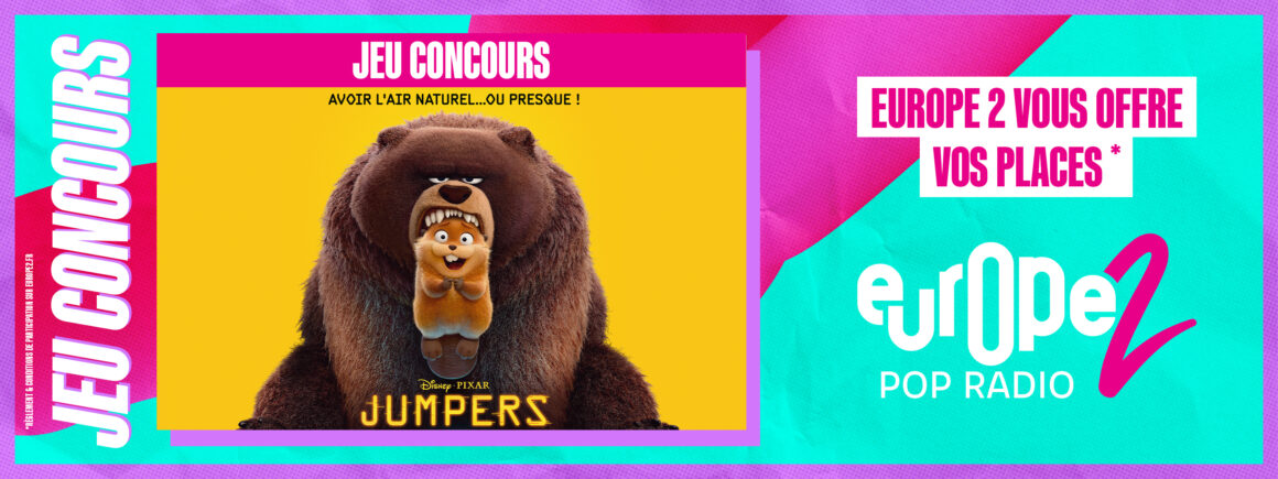 Gagnez vos places de ciné pour aller voir Jumpers – avec Europe 2 !