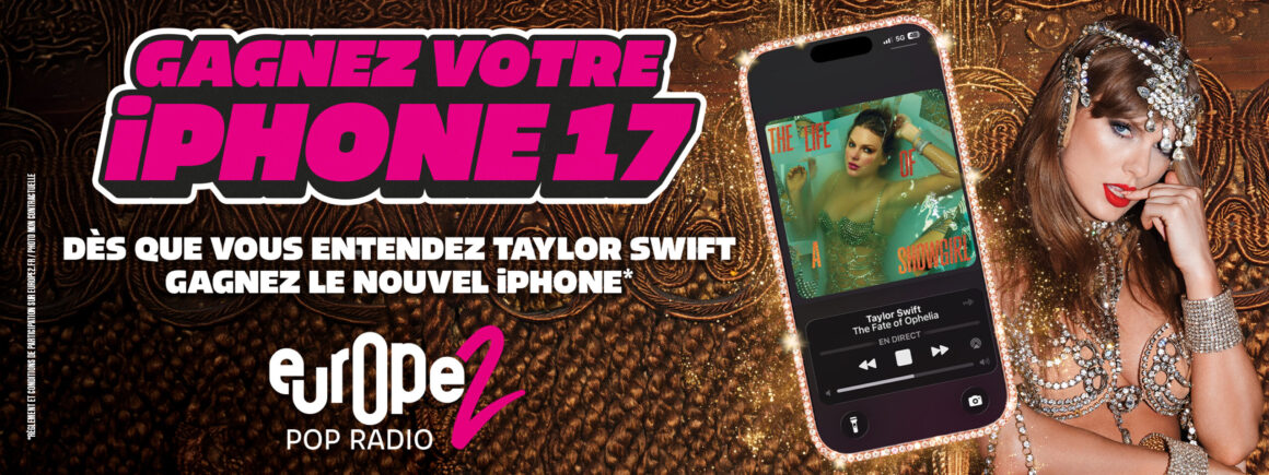 Ecoutez Europe 2 et gagnez votre iPhone 17 !