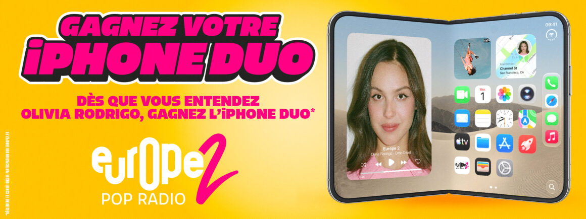 Écoutez Europe 2 et gagnez votre iPhone Duo !